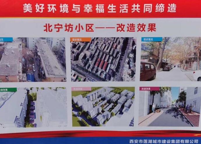 陕西龙马实业集团承接莲湖区北宁坊片区18栋楼旧楼改造工程